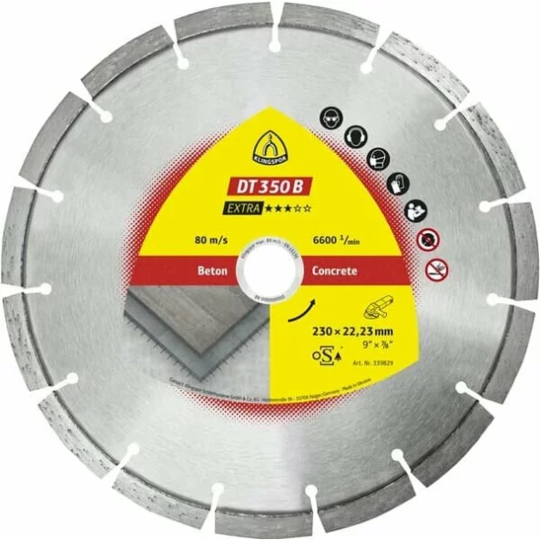 KLI 339829 DISC DIAMANTAT DT 350 B 230 X 2.6 X 22.3