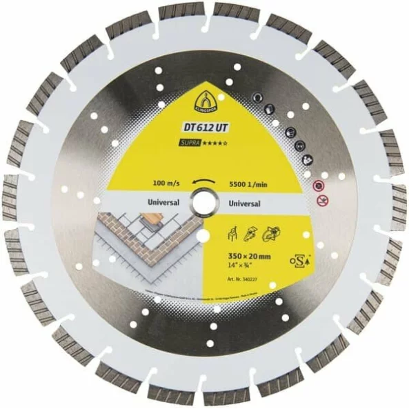KLI 340230 DISC DIAMANTAT DT 612 UT 350 X 3 X 25.4