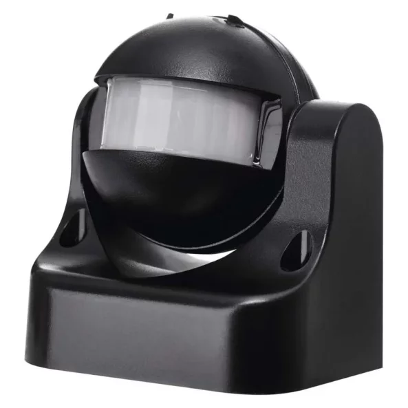 SENZOR MISCARE NEGRU 180 GR. 1200W IP44