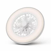 BRA PLAF. CU VENTILATOR 2X24W +15W TEL AFCLCCT-48W-15W-WHS