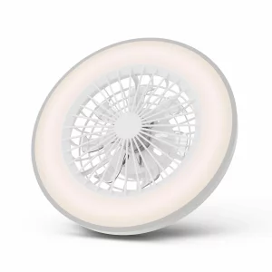 BRA PLAF. CU VENTILATOR 2X24W +15W TEL AFCLCCT-48W-15W-WHS