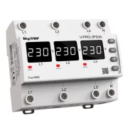 IEK RELEU PROT. TENS. TRIFAZAT CU CONTACTOR V-PRO-3F63A