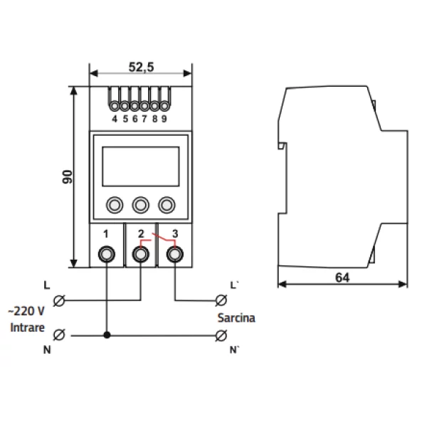 IEK VP-50A RELEU PROT. TENS. 380155