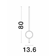 NOVA LUCE CLOCK WALL 22W 3000K