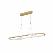 NOVA LUCE SUSPENSIE MODERNA LED 44W TELECOMANDA CELIA