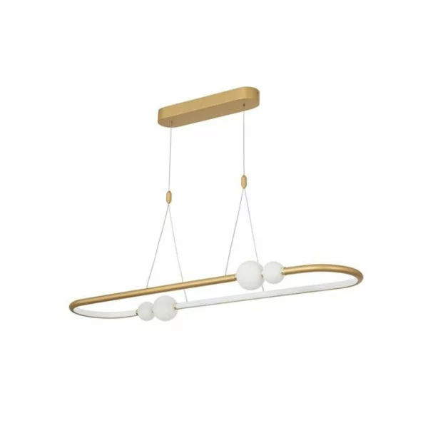 NOVA LUCE SUSPENSIE MODERNA LED 44W TELECOMANDA CELIA