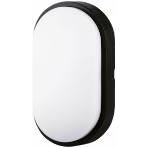 PLAF. 14W NW 4000K OVAL IP54 NEGRU 100LM/W AVIDE (TITANIA-O) HL-O-14W-NW-BL-HL