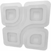 PLAFONIERA 95W(47.5+47.5) CU TELEC. RF AVIDE ADO3S-DAK-2.4G