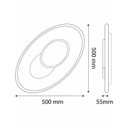 PLAFONIERA CU TELEC. RF AVIDE ADO3S-WILL-2.4G