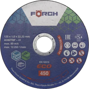FORCH DISC TAIERE ECO 125X1.0 25