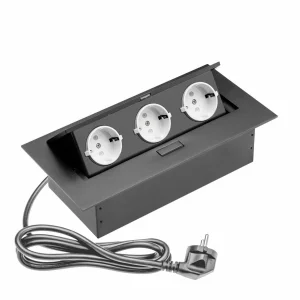 GTV ANSAMBLU 3 PRIZE SCHUKO NEGRU AE-PB03GS-20