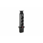 GTV PRIZA BLAT 3 PRIZE SCHUKO NEGRU AE-BPW3S60-20