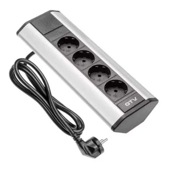 GTV PRIZE BLAT COLT 4XSCHUKO GRI 1.5M CABLU AE-PBKT4S-80