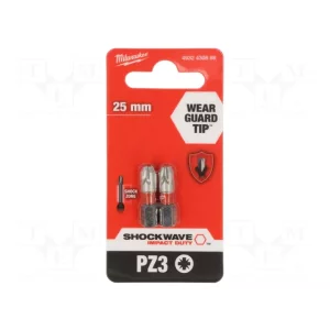 MILWAUKEE 4932430868 BIT PZ3 25MM - 2 BUC