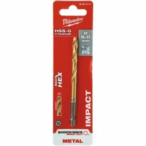 BURGHIU METAL SWAVE HSS-G TIN 6MM -1BC 48894714 MILWAUKEE