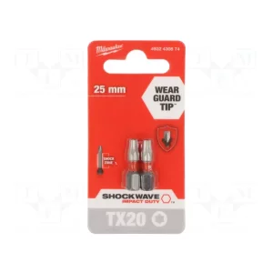 MILWAUKEE 4932430874 BIT TX20 25MM - 2 BUC