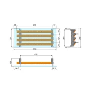 SCH ISCBS630A2-- SISTEM DE DISTRIBUTIE CU BARE DE CUPRU 630A