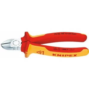 KNIPEX 7006160 TAIETOR LATERAL SFIC CROMAT 160MM
