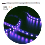 BANDA LED 14.4W 12V IP20 L.RGB 60LED/M