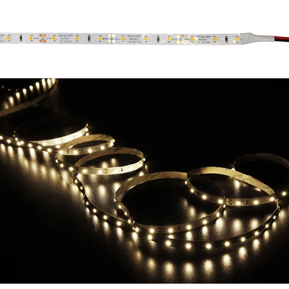 BANDA LED 4.8W 12V IP20 L.CALDA 60LED/M
