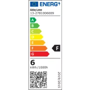 BEC LED COG GLOB AURIU D:95MM E27 6W L.CALDA 230V - DIM.