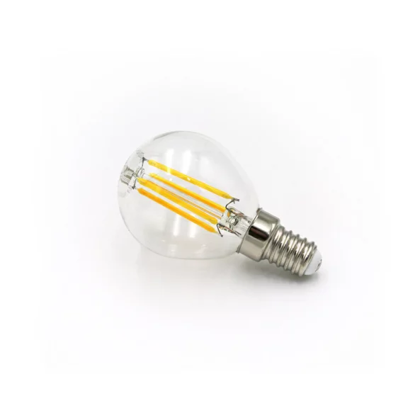 BEC LED COG SFERIC CLAR E14 6W L.CALDA 230V