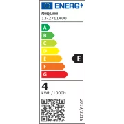 BEC LED COG SFERIC MAT E27 4W L.RECE 230V