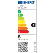 BEC SMD LED GU10 8W L.ALBA 230V 105&#039;