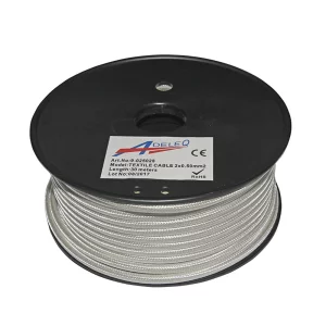 CABLU &quot;CORDON&quot; FLEXIBIL 2X0,50MM2 - ALB PERLA