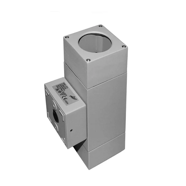 CORP ALUMINIU 9061 FIX DUBLU PATRAT GU10 IP54 - GRI