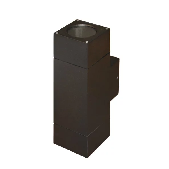 CORP ALUMINIU 9061 FIX DUBLU PATRAT GU10 IP54 - RUGINIU