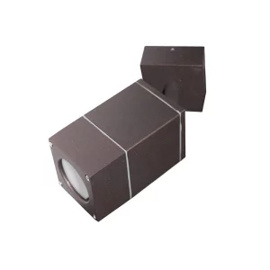 CORP ALUMINIU 9161 MOBIL PATRAT GU10 IP54 - RUGINIU