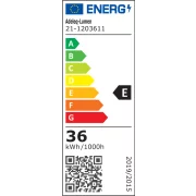 CORP LED &quot;LINIAR&quot; NEGRU 36W (L:1200MM) - L.ALBA
