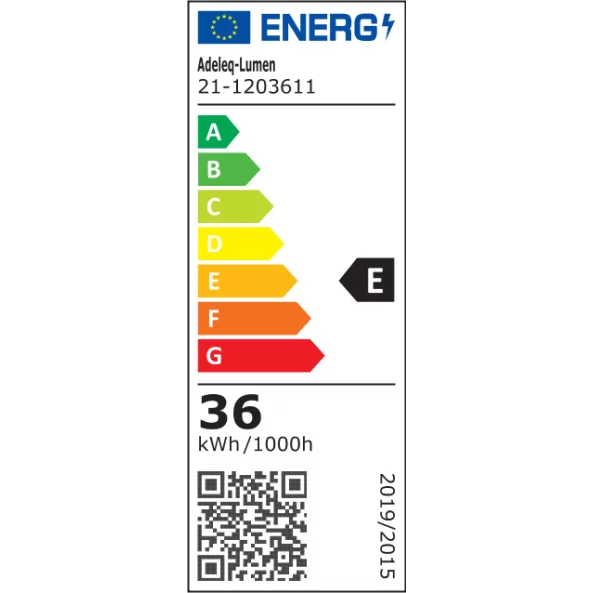 CORP LED &quot;LINIAR&quot; NEGRU 36W (L:1200MM) - L.ALBA