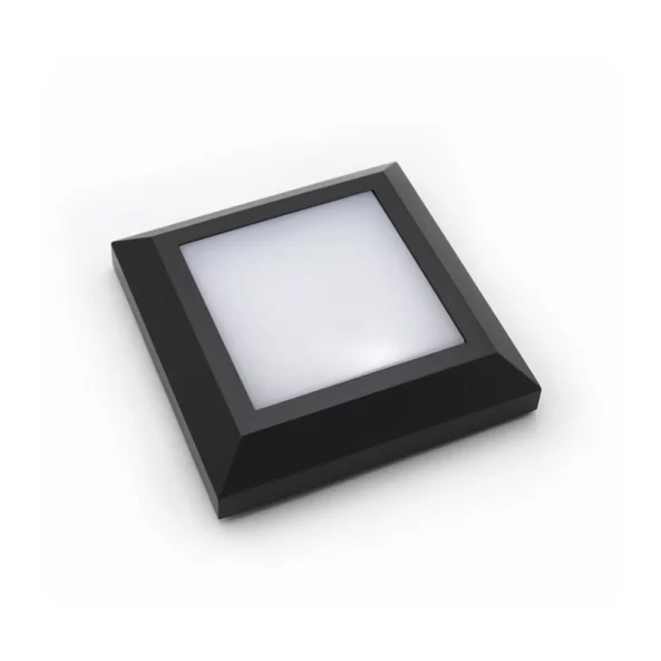 CORP. PATRAT PT CU LED 4W 230V L.CALDA - IP65 - GRAFIT (3Y)