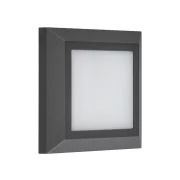 CORP. PATRAT PT CU LED 4W 230V L.CALDA - IP65 - GRAFIT (3Y)
