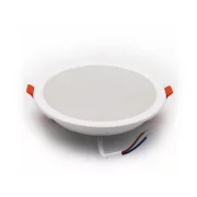 CORP ST LED SLIM ROTUND ALB 15W (I) 230V L.RECE D:142MM