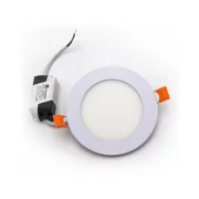CORP ST LED SLIM ROTUND ALB 6W 230V L.CALDA D:120MM