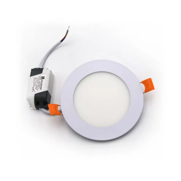 CORP ST LED SLIM ROTUND ALB 6W 230V L.CALDA D:120MM
