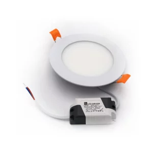 CORP ST LED SLIM ROTUND ALB 6W 230V L.RECE D:120MM
