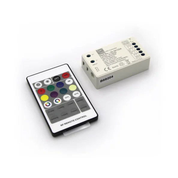 DIMMER &amp; CONTROLER CU TELECOMANDA 12/24V 15A (PT.LED RGB SAU RGB+W)