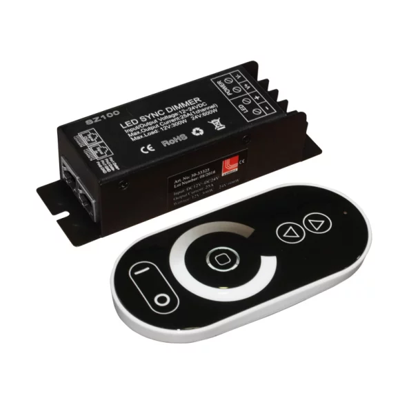 DIMMER CU TELECOMANDA &quot;TOUCH&quot; 12/24V 25A (PT.LED MONOCOLORE)