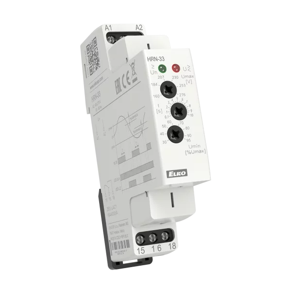 ELKO HRN-33 RELEU MONITORIZARE TENSIUNE 48-276 V CA