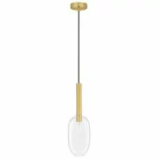 NOVA LUCE 9028830 AMELIA SANDY GOLD&amp;CLEAR G9