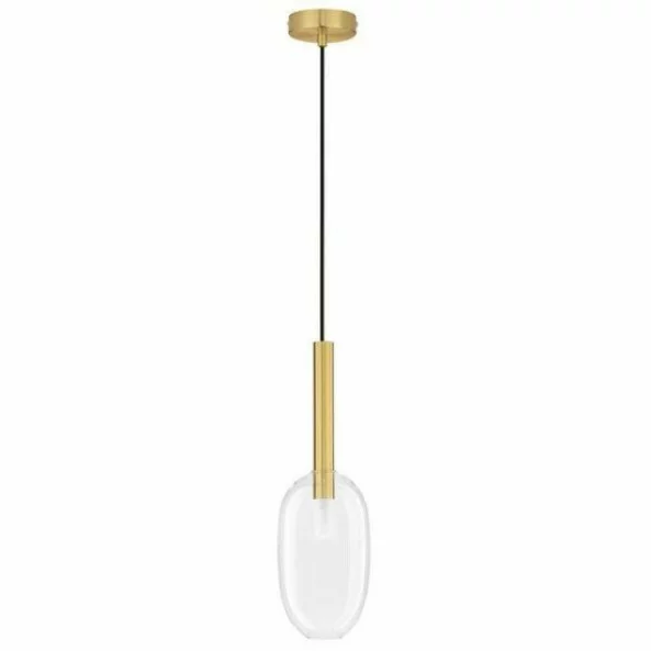 NOVA LUCE 9028830 AMELIA SANDY GOLD&amp;CLEAR G9