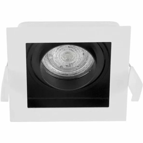 NOVA LUCE 9430241 CEDI SPOT SANDY BLACK &amp; WHITE GU10