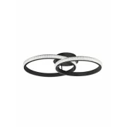 NOVA LUCE 9481094 NAGER SANDY BLACK LED 28W