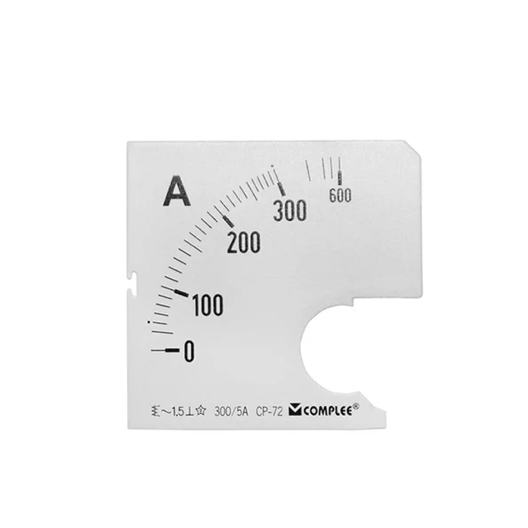 PLACI AMPERM.72X72MM 300/5A AC