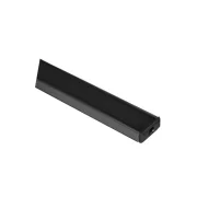 PROFIL ALUMINIU PT. LAT PTR. LED (BENZI MAX.13MM) - NEGRU - 2METRI