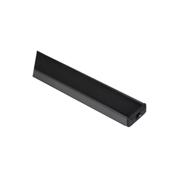 PROFIL ALUMINIU PT. PTR. LED (BENZI MAX.11MM) - NEGRU - 2METRI